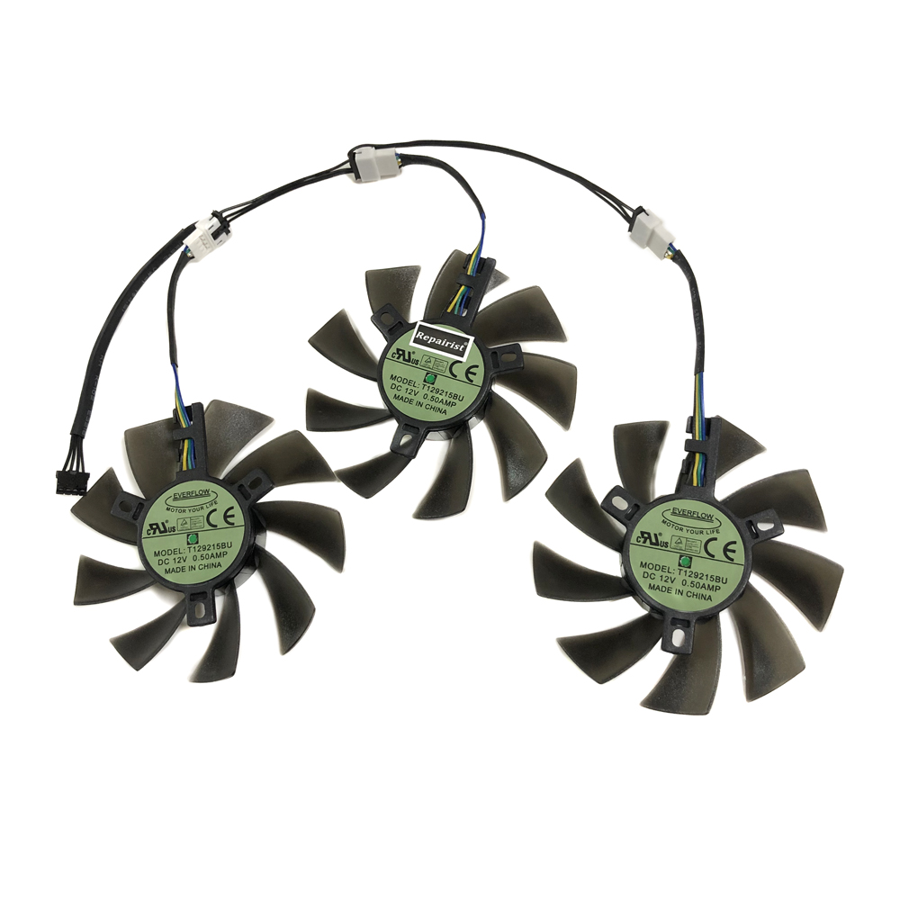 3Pcs/Set,DIY T129215BU,Graphic - Rx 5700 Xt 8Gb Video Card recension och pris