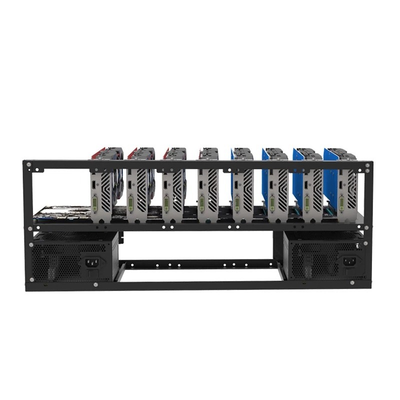 12 GPU Mining Rig Frame Open A - 12 Gpu Open Air Frame Case recension och pris